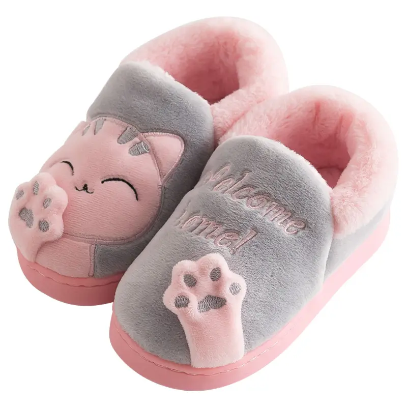 Factory Anti-Slippery Sales Quality And Comfort Cute House Children's slippers