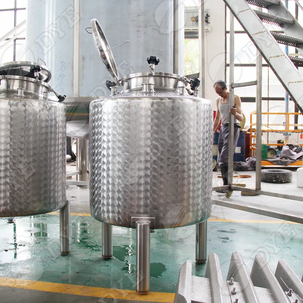 Stainless Fermenter DYE 750L-5000L Stainless Steel Storage Tank For Wine Fermenting