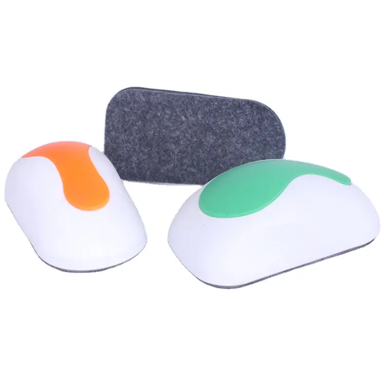 wholesale school office supplies dry eraser cleaning best sell cheapest high quality Mouse shape magnetic whiteboard eraser