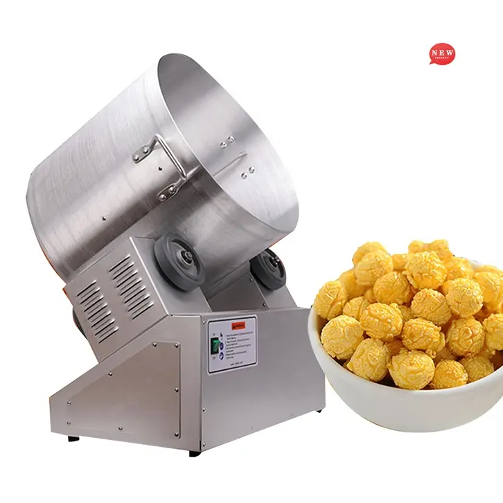 New Developed simple caramel popcorn machine