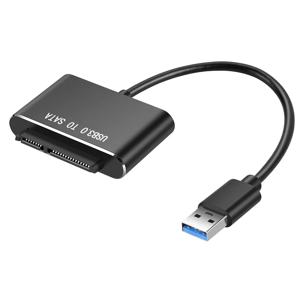 SATA to USB 3.0 Adapter USB A 3.0 to 2.5 SATA III Hard Drive Adapter Aluminum Shell Cord External Converter