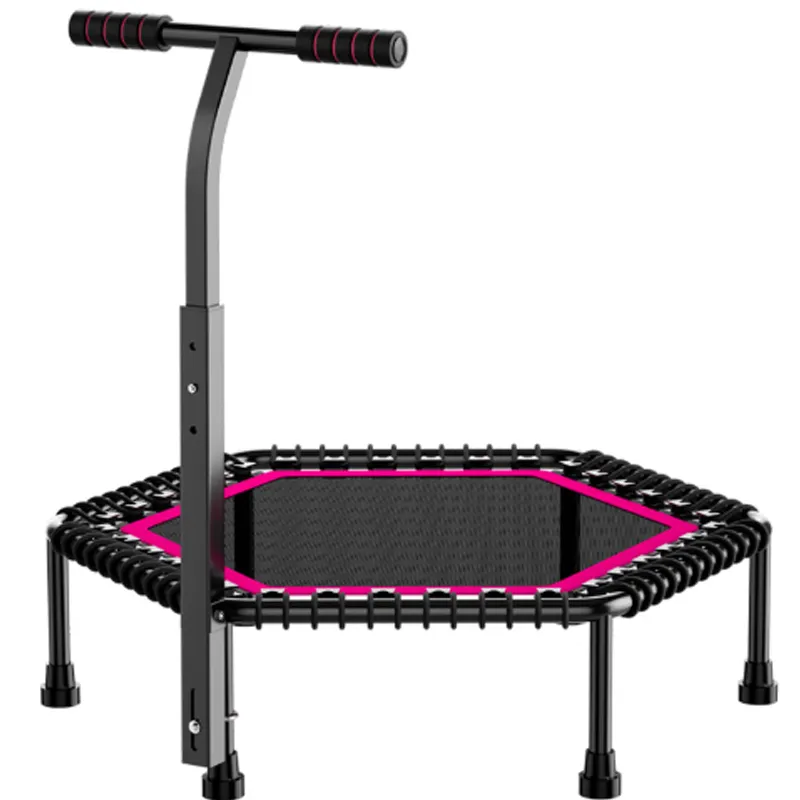 42 "Складной батут для фитнеса Rebounder с регулируемой ручкой пены для дома