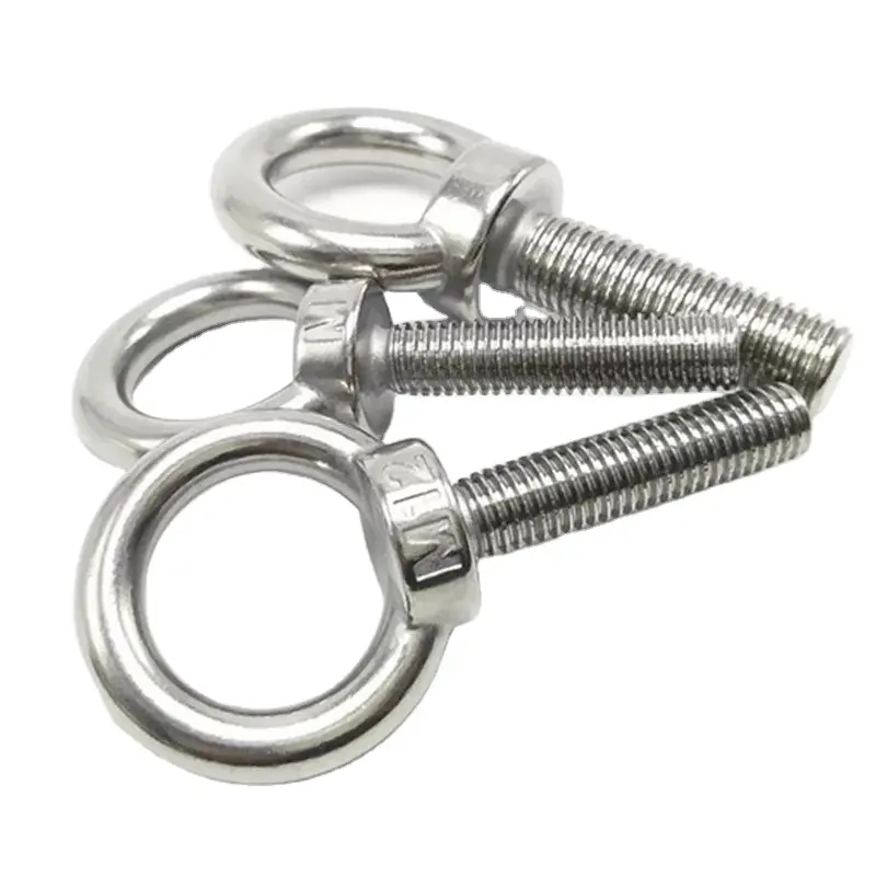 DIN444 Industrial Fasteners 316 Stainless Steel eye Bolts