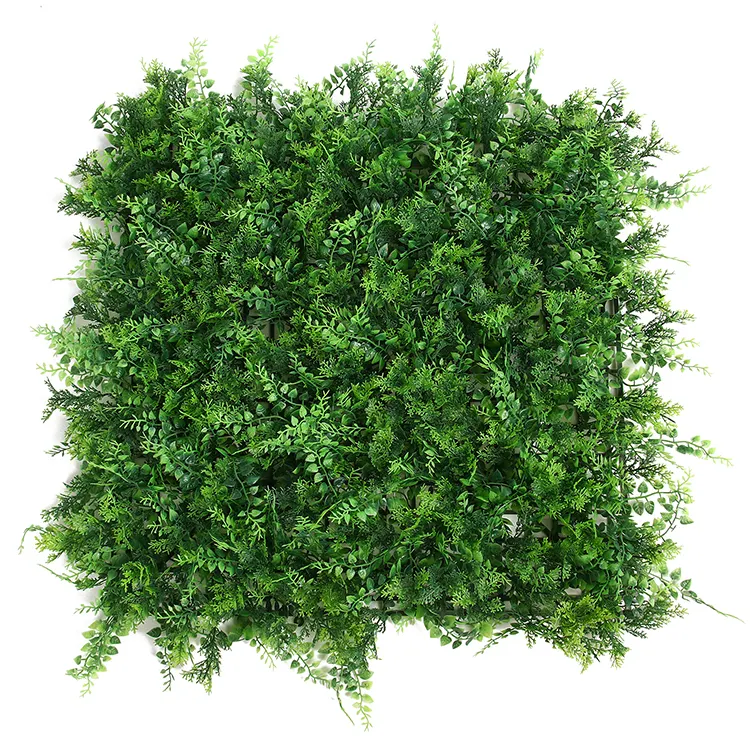 New style artificial decoration boxwood panel faux foliage for wall indoor outdoor decoration