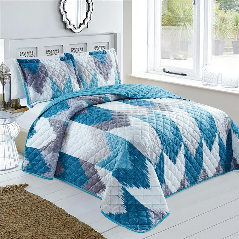 Popular design for quilts bedding bedspreads embroidery bedspread for hotel use bedspread set