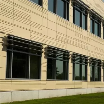 Фасадная настенная плитка для школьного здания, Терракотовая панель толщиной 18 мм