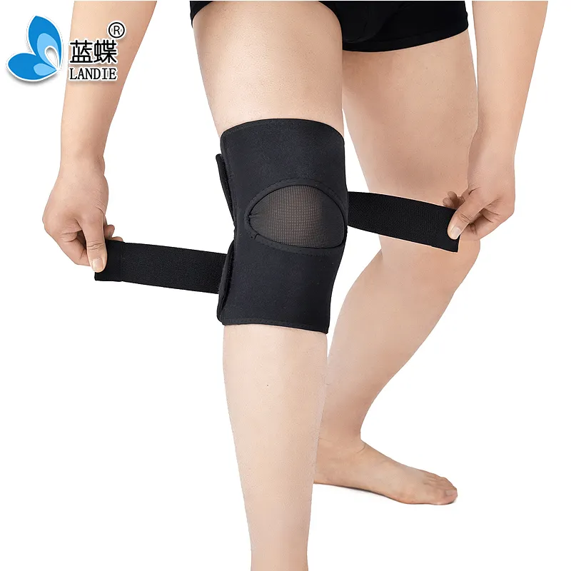 Customized Knee Brace Compression Elastic Patella Knee Brace Neoprene Knee Support For Sports