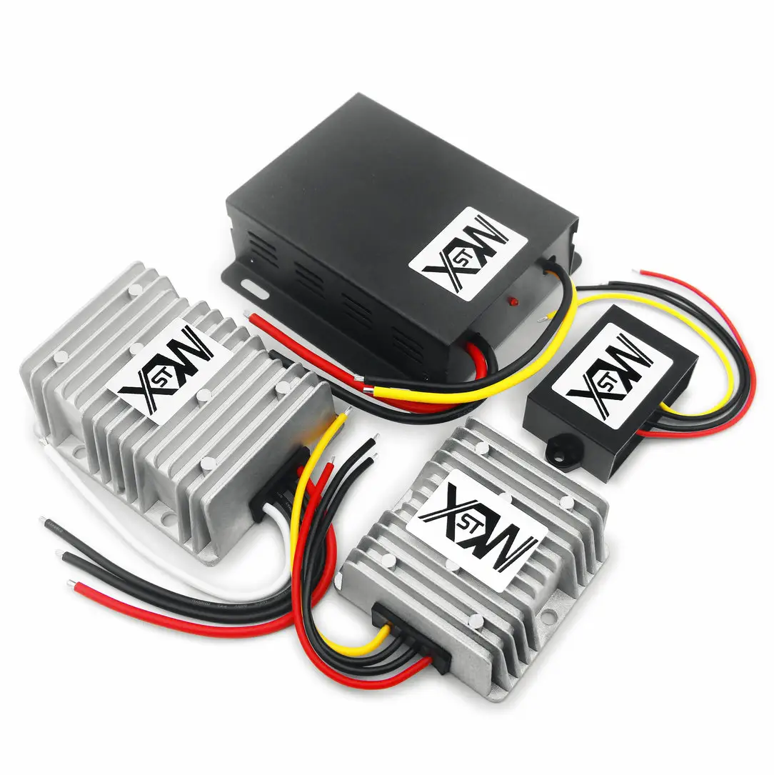 XWST dc-dc boost converter 12v to 27v dc power converter 1amp to 20amp for truck motor vehicles