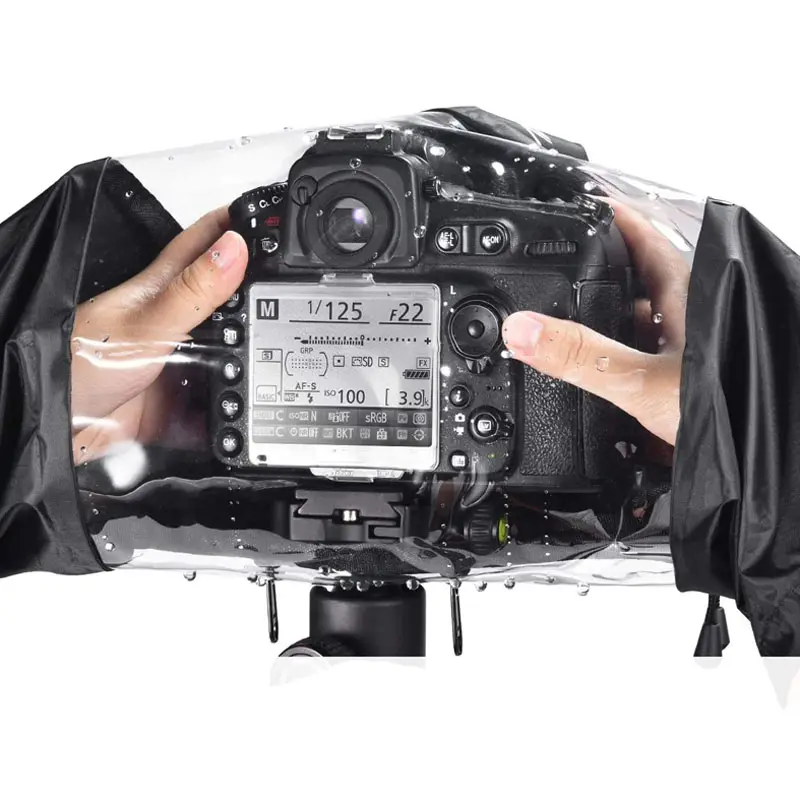 Foldable Professional Camera Rain Cover With Hand Sleeves Waterproof Camera Protector Cover Cheap Price
