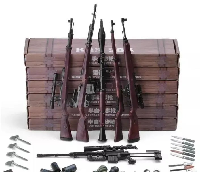 DIY Собранные модели оружия, игрушки, миниатюрная модель пистолета, набор для сборки, мини модели пистолета, подарки для мальчиков