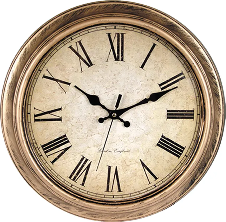 16-дюймовый для бытового декоративные рекламные кварцевые выдвиженческие античные круглые Настенные часы
