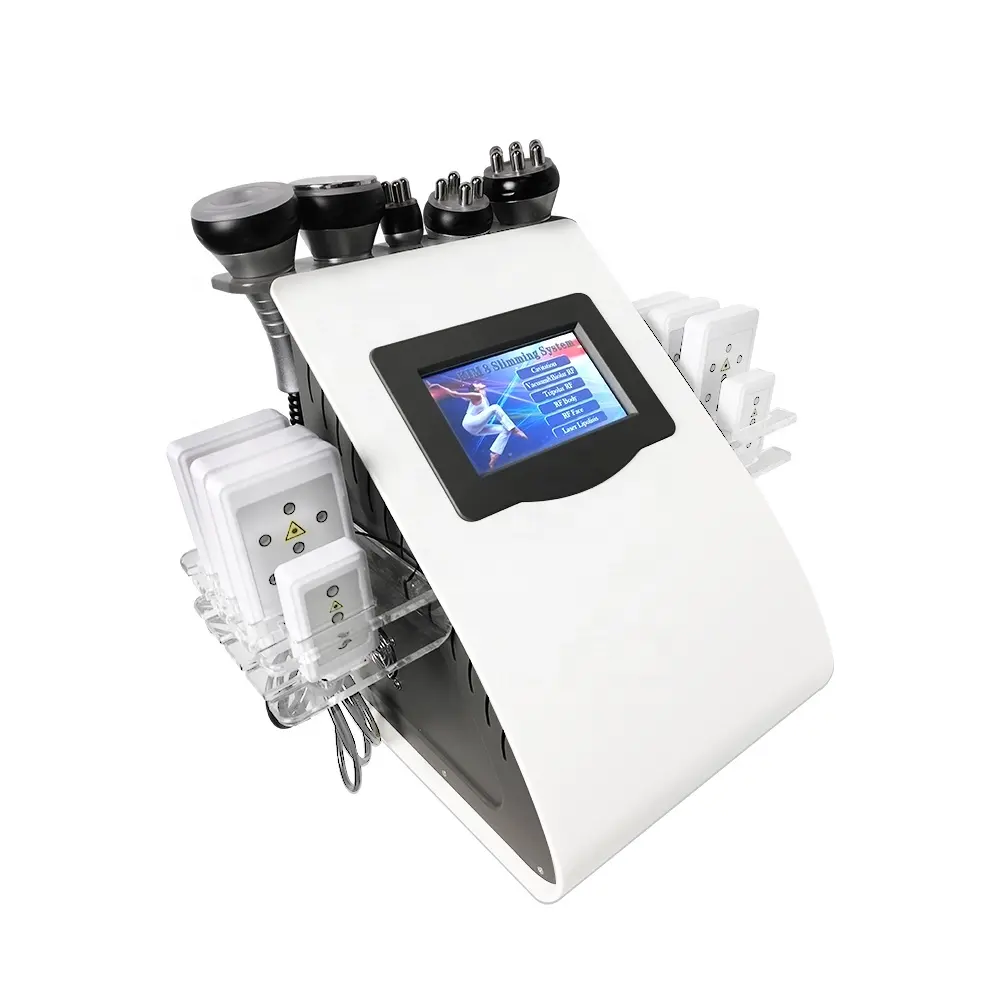 40K Cavitation RF Vacuum Lipolaser Slimming Machine / 6 in 1 Lipo Laser Body Shaping Lose Weight Machine
