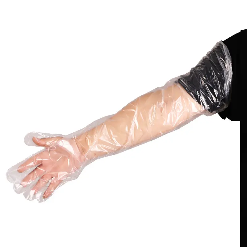 Одноразовые Прозрачные полиэфирные пластиковые перчатки