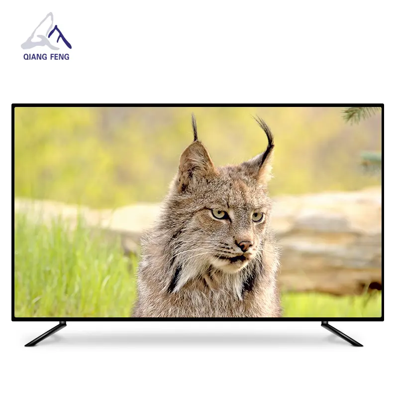 Directly Buy China Best Price 32 40 43 inch HD Big Flat Screen Smart Android Gold Vision China IP TV Cabinet General LED TV