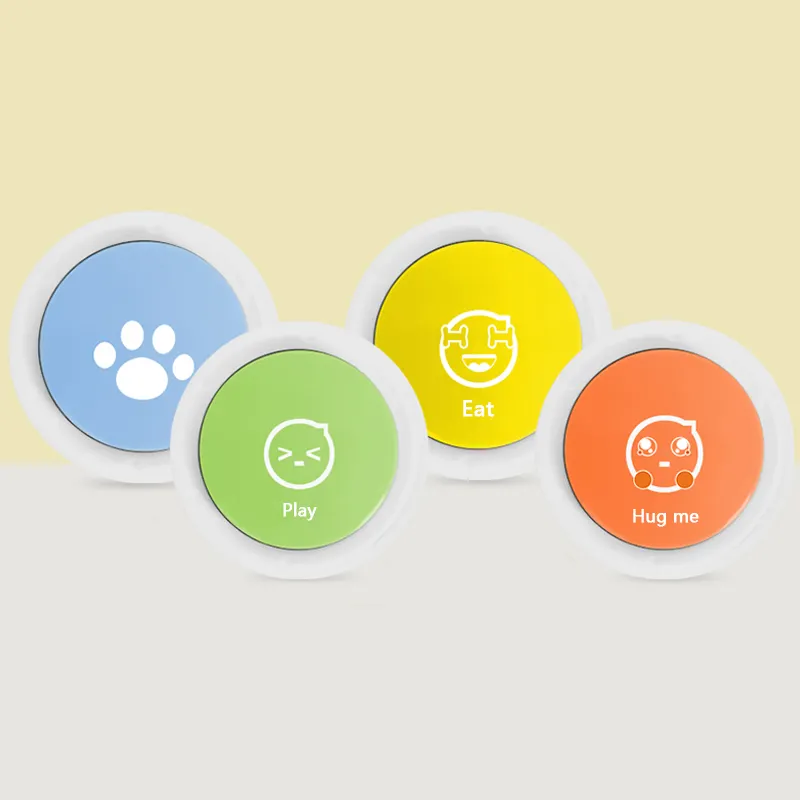 Новейшая фабричная образовательная кнопка для бесперебойного обучения домашним питомцем, звуковая кнопка для мини-собаки, кнопки для записи разговора