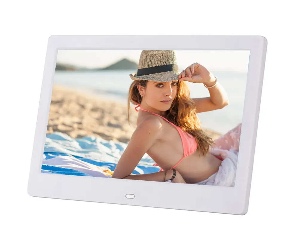 Factory cheap price high resolution remote control 7 inch  digital photo frame with picture video function