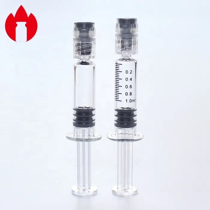 1ml Standard Luer Lock Prefilled Glass Syringe