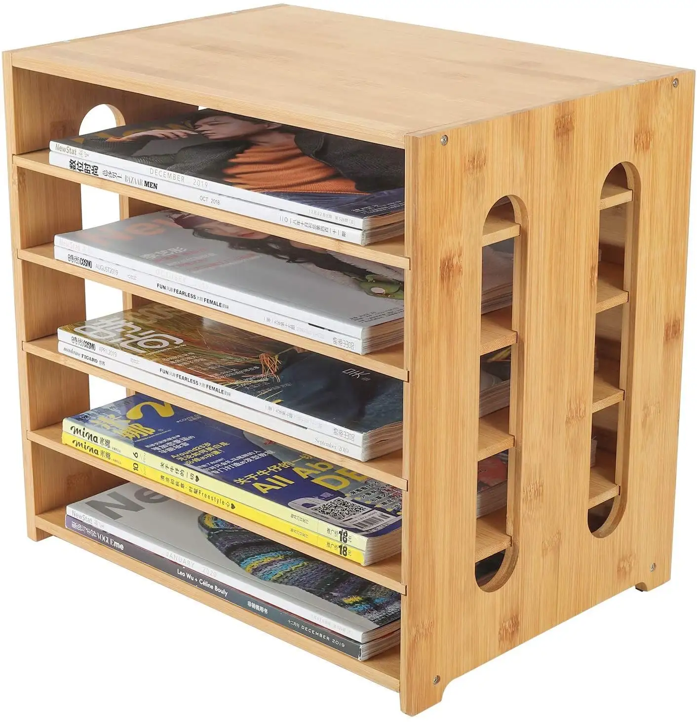 Доступный образец, оптовая продажа, бамбуковый ящик для хранения файлов, бамбуковый шкаф для офиса