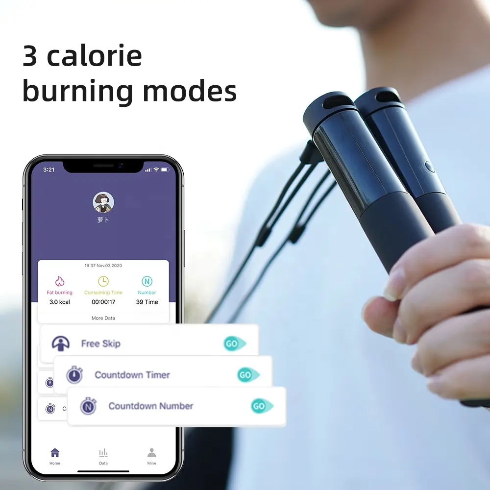 Smart Digital Counter With Free App Accurate Calculate Jumping Number Rope Skipping