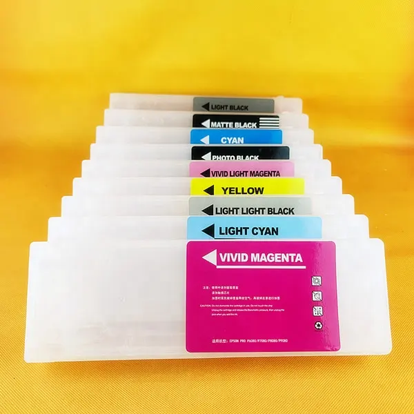 700ML Refillable Cartridges For Epson P6000 P6070 Printer