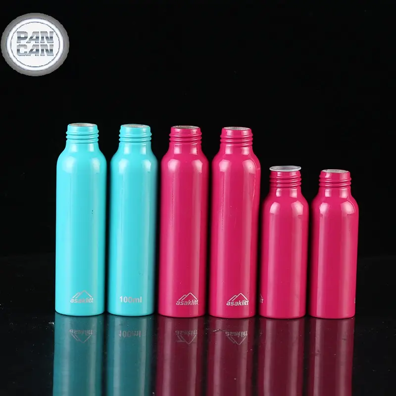 oem aluminum bottle 50ml 100ml 200ml 300ml 400ml 500ml Aluminium bottle