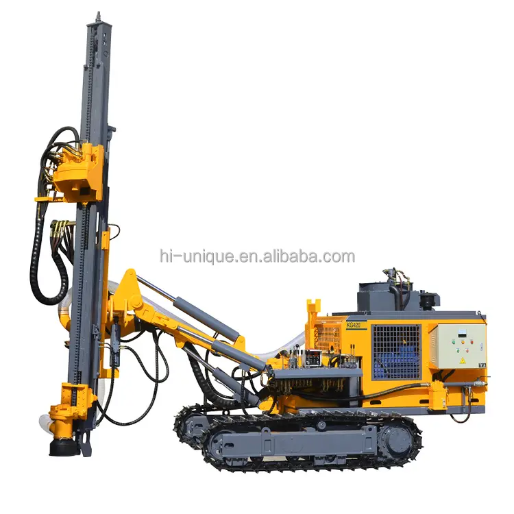 Mine use pneumatic drilling rig with Tricone bit for oil drilling