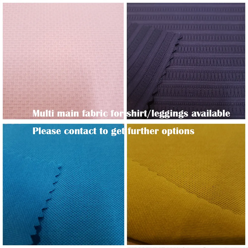 Nylon Spandex Fabric For Sportswear Dry Fit Fabric Cool Touch Stretchy Wicking Quick Dry