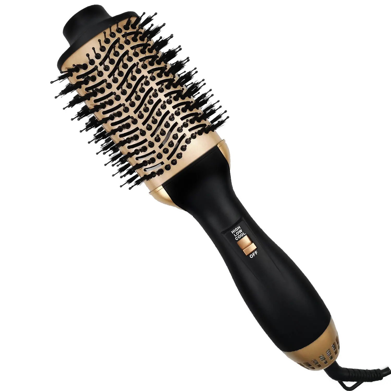 Пользовательский одношаговый фен для волос и объемная щетка для горячего воздуха женские кисти для волос с логотипом