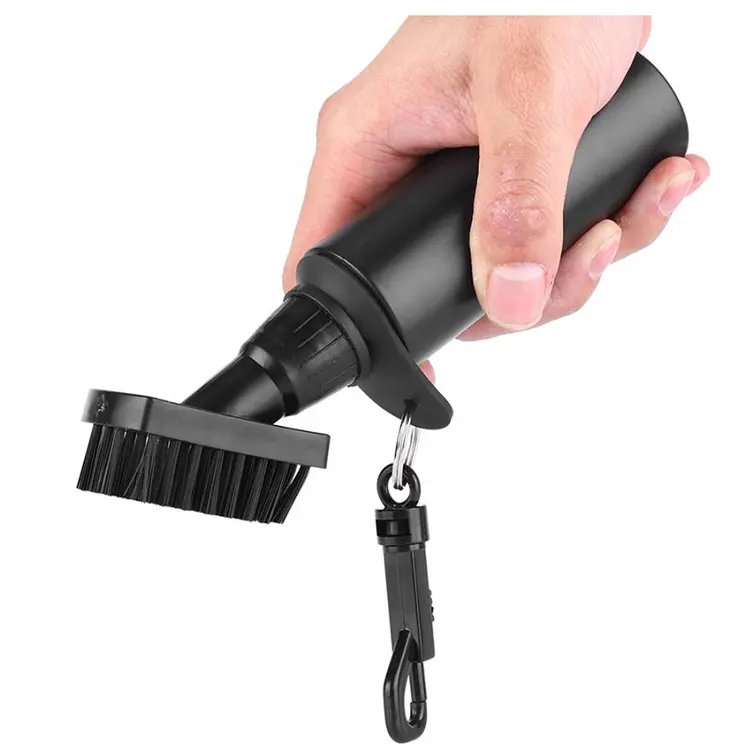 Professional Golf Club Cleaning Brush Water Dispenser Cleaner Black Accessories