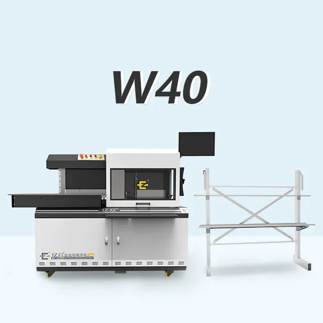 Ejon W40 горячая Распродажа автоматические 3D знаки акриловый канал шлифовальный станок 20-400 мм ленточный гибочный станок