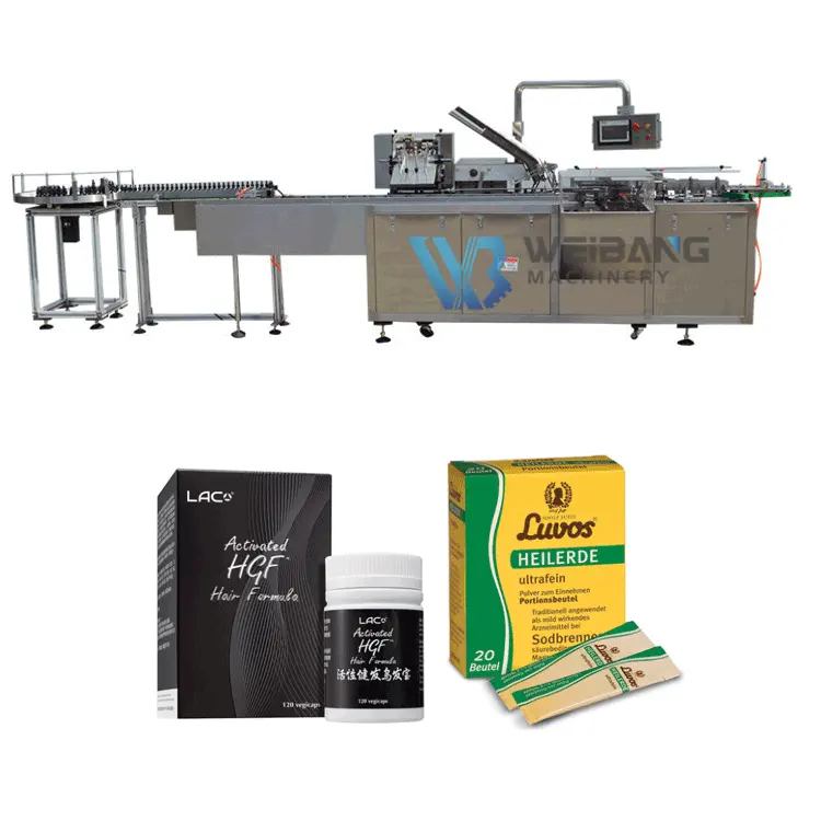 fully-auto egg rolls automatic cartoning machine Blister Carton Box Packing Machine