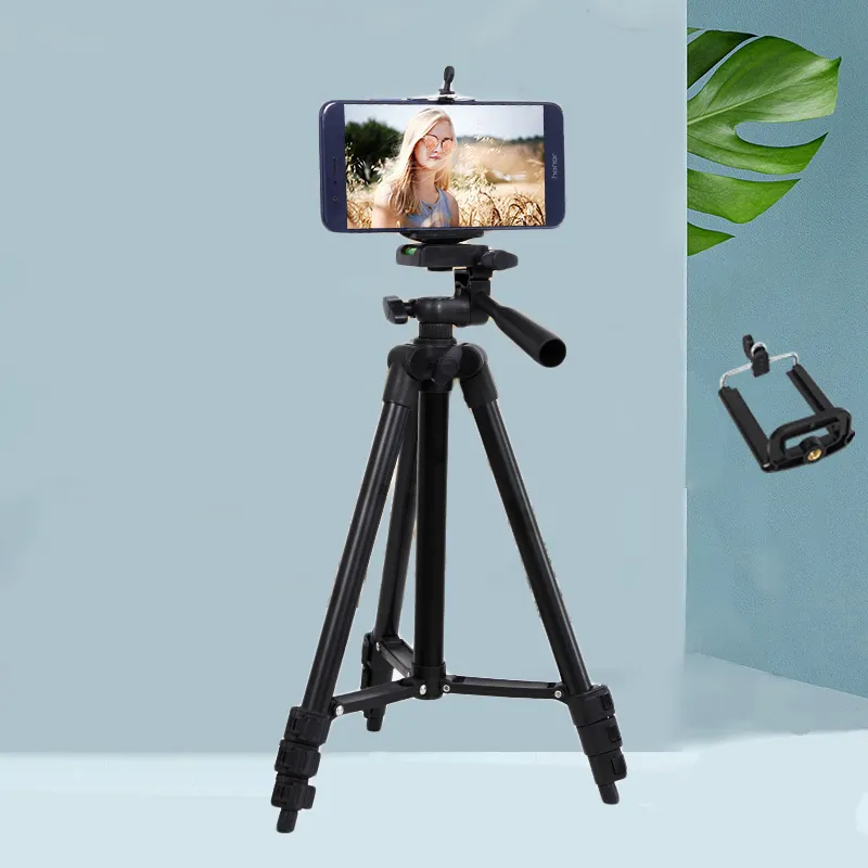 Phone Tablet Tripod, Ultra-Portable Travel Tripod Para Celular for Cellphone, Lightweight Compact Tripod with Wireless Remote