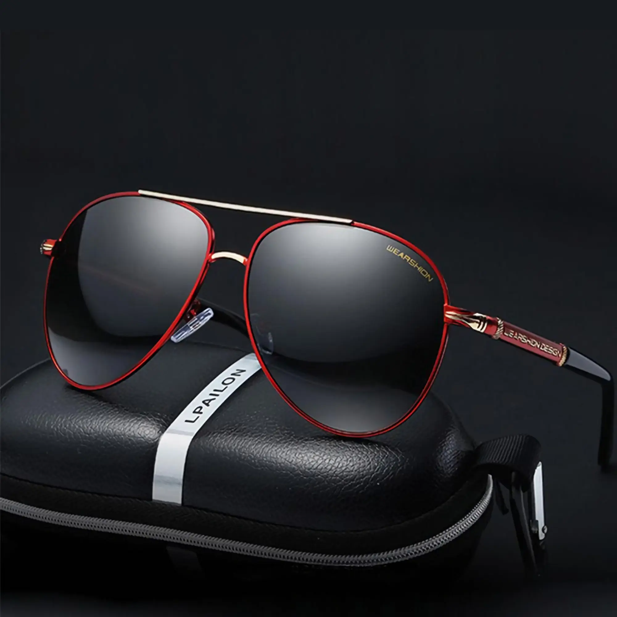 2021 New High Quality Metal Hinge Driving Fishing Outdoor Men Pilot gafas de sol Polarized Men Sunglasses