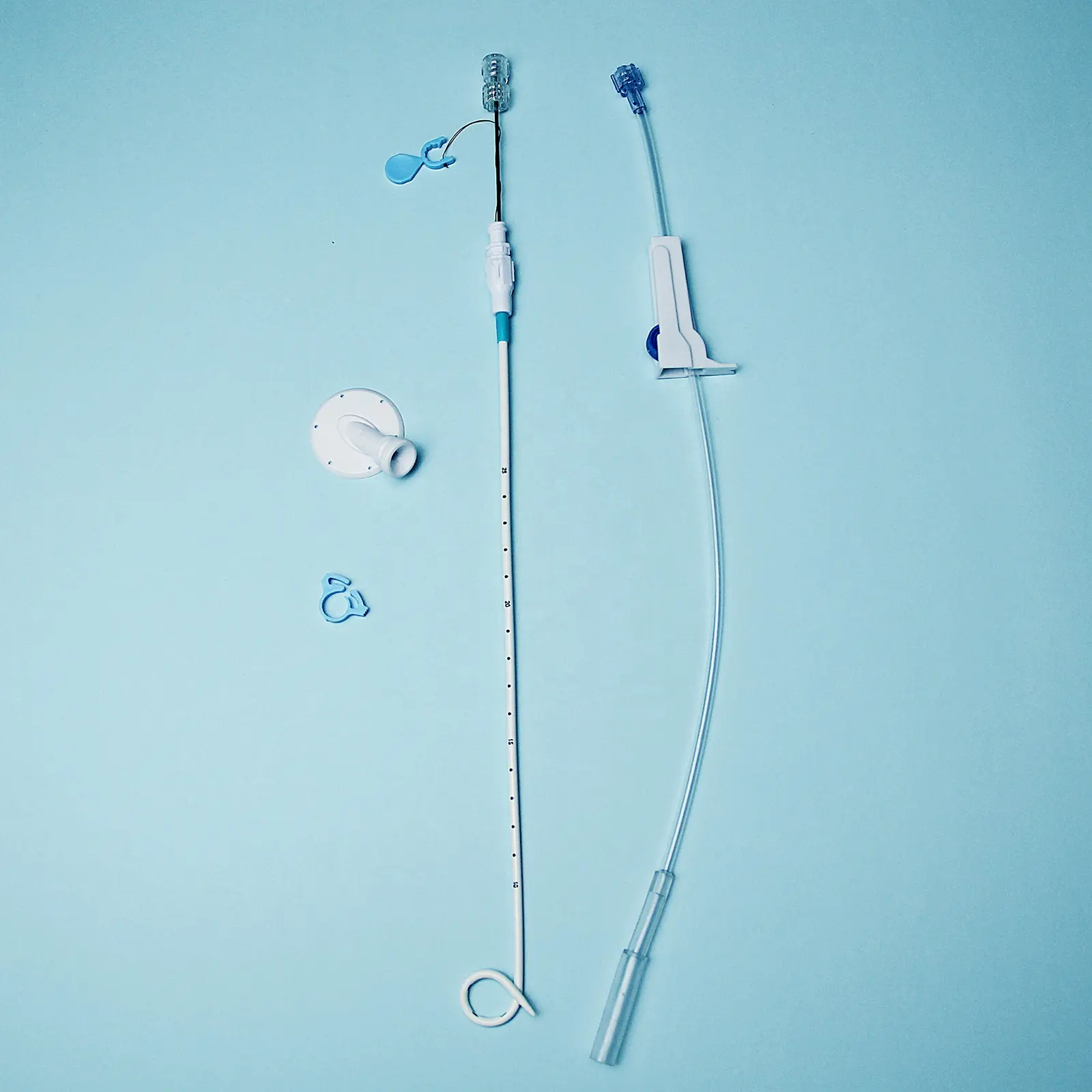 Tianck hydrophilic coated nephrostomy tube set disposable medical supply biliary pigtail drainage catheter