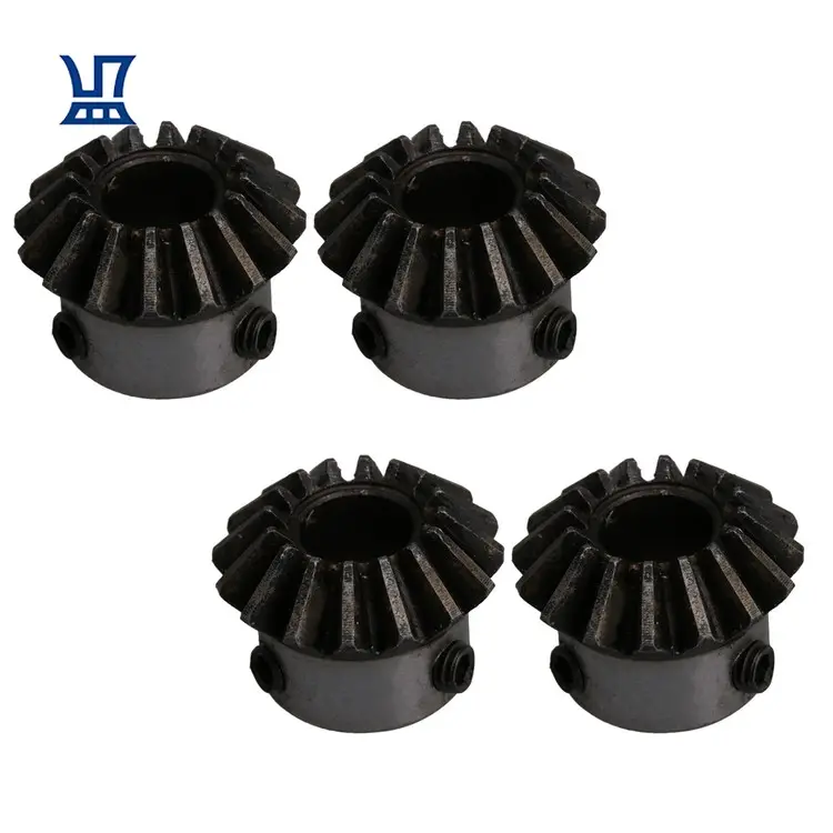 BQLZR Free Shipping 4Pcs Metal Spur Gear 16 Teeth 1.5 Die Precision Bevel Gear 1:1 Matching Tapered Bevel Gear 10mm