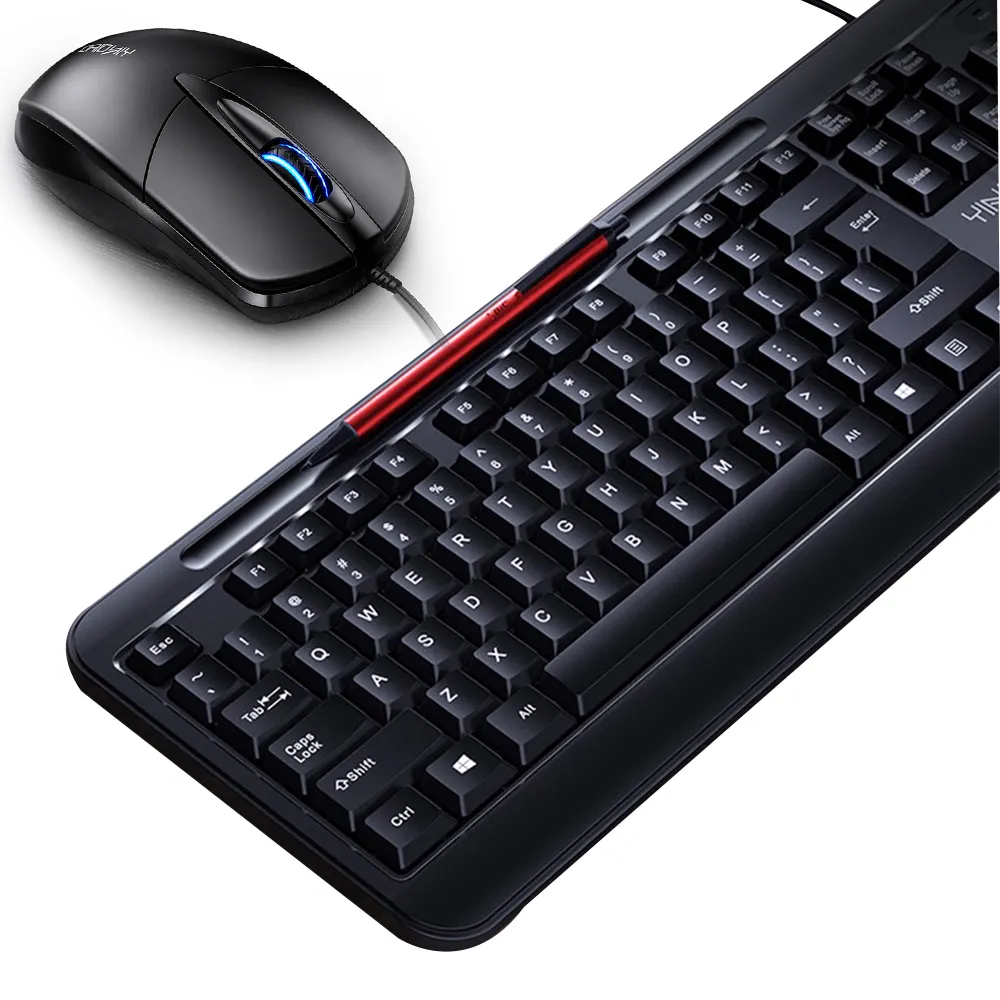 On Stock Cheap High Dpi Cheap Durable Wired Ergonomic Usb Mouse And Keyboard Set For Computer Laptop Desktop Pc