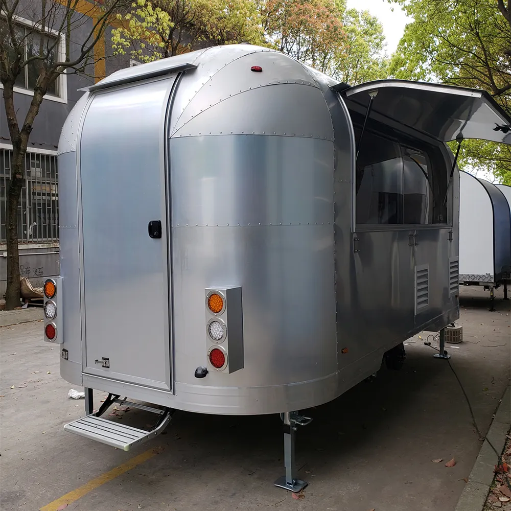 Airstream трейлер для мороженого кофейный фургон мобильный фургон для еды Кемпер фургон с грилем для барбекю на продажу