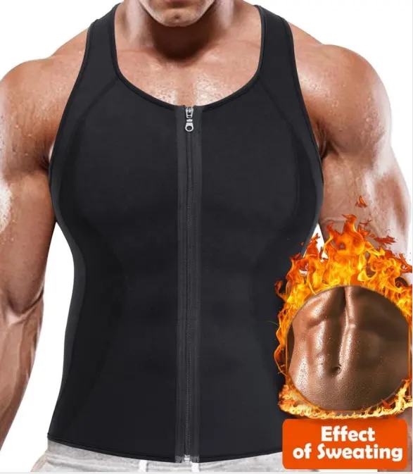 Men Shapewear Sweat Neoprene Hot Thermal Sauna Sweat Suit Men Sweat Vest
