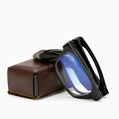 Очки для чтения компьютерные складные, с фильтром синего света, с защитой от вредного воздействия, с антибликовым покрытием, с логотипом под заказ