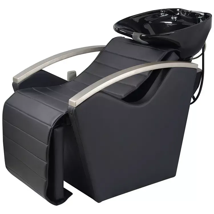 MT MEDICAL electric reclining shampoo chair for hair salon equipment remote control washing bascin shampoo bed