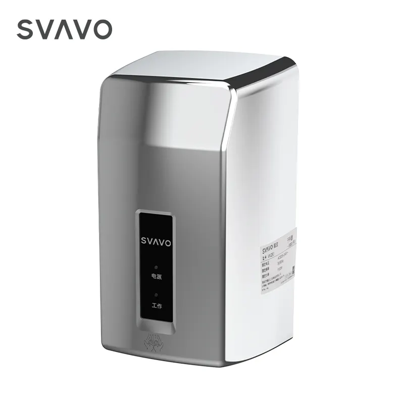 Compact design 1000W ABS Plastic Wall Mounted automatic Hand Dryer