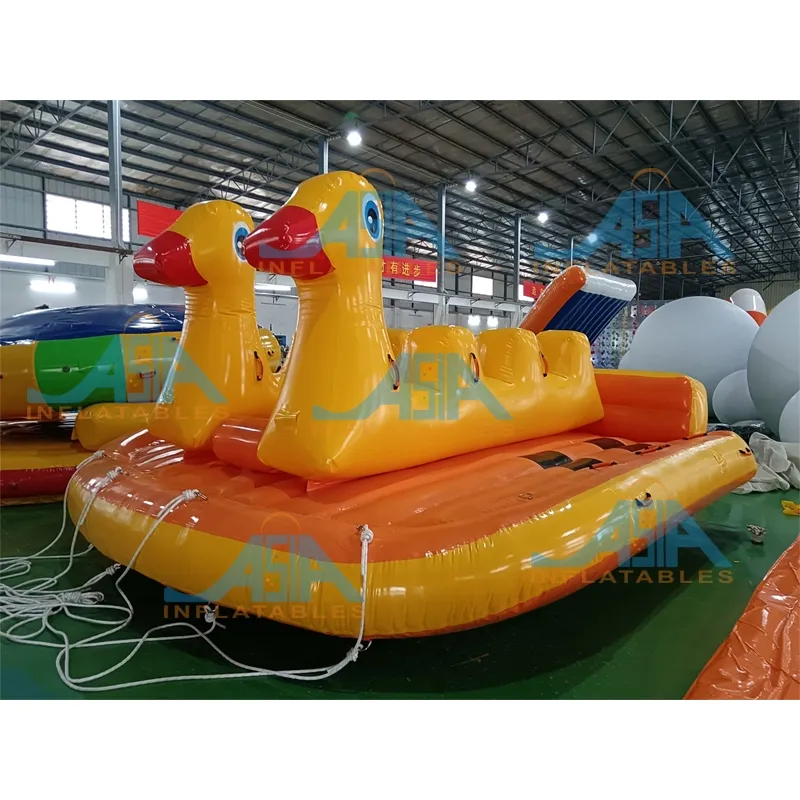 Inflatable Duck Towable Banana Sliders Crazy Flying Towable Ski Tube Water Sport Towable Ski Tube