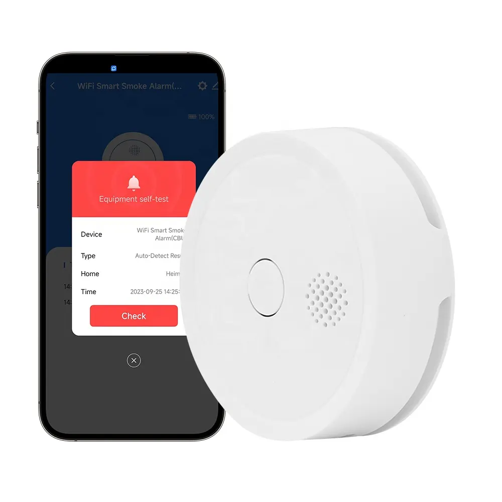 Wi-Fi домашняя сигнализация детекторы дыма беспроводной tuya wifi электрические сигареты детекторы дыма для домашней безопасности