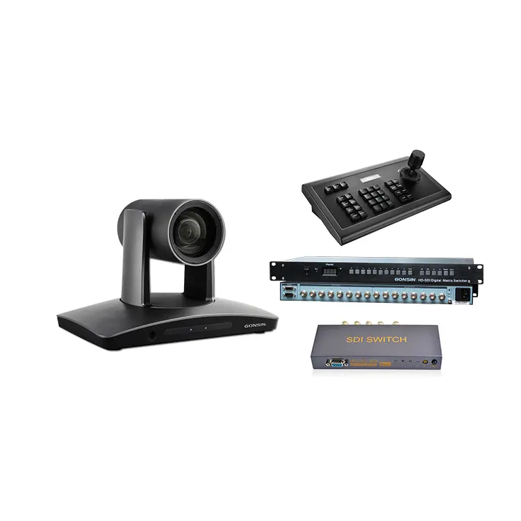 GONSIN Mic Tracking Video Conference Devices Terminal Conference Room Video Systems Video Conference Camera 1080P With Switcher