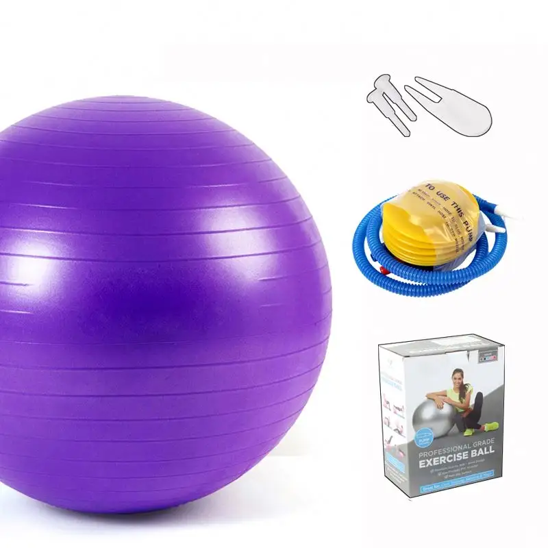 Мяч для йоги с защитой от взрывов для тренировок по стабильности пилатеса, мяч для фитнеса 75 см