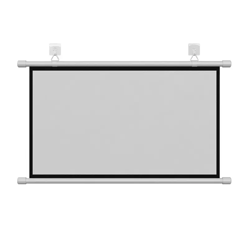 Manufacturers direct general wall hook projector screen teaching meeting hd projection screen for home office