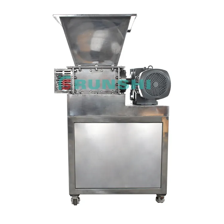 Double Shaft Food Waste Shredder Stainless Steel