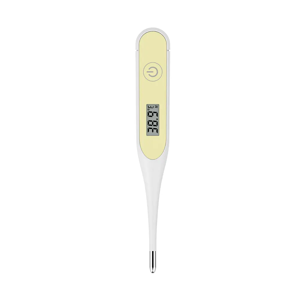 Бытовая OEM/ODM, низкая цена, высокое качество, рукоятка в форме ручки, гибкий наконечник, цифровой термометр для тела