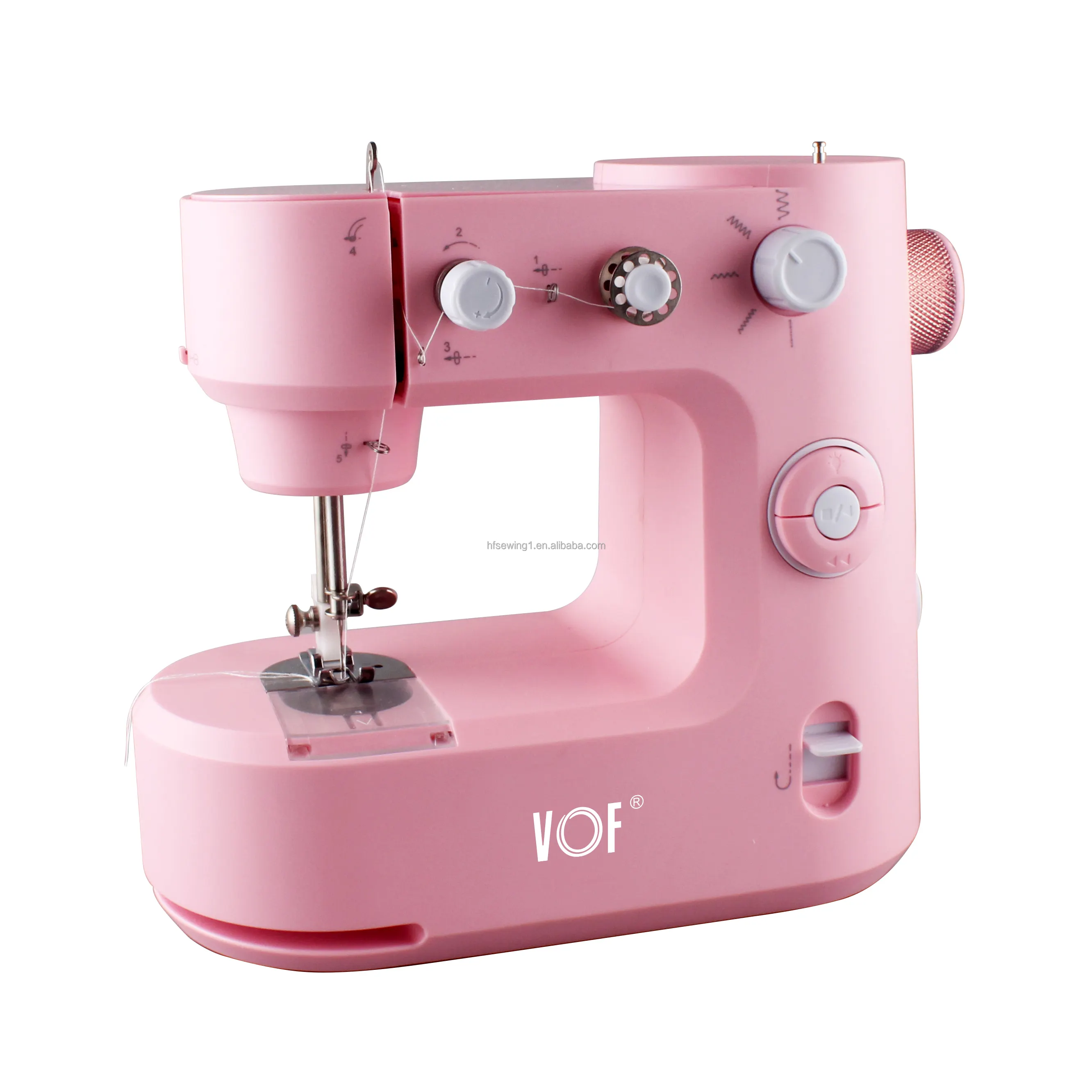 VOF 2022 New Household Automatic Mini Sewing Machine With 5 Stitches Mesin Jahit Manual Sewing Machine 398