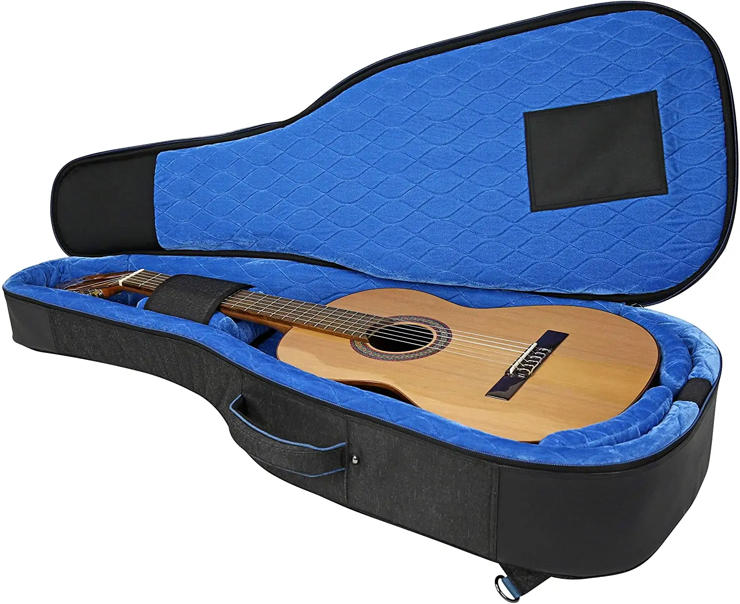 Classic Black Guitar bag for Child Reunion Blues Continental Voyager Small Body Acoustic Guitar Case